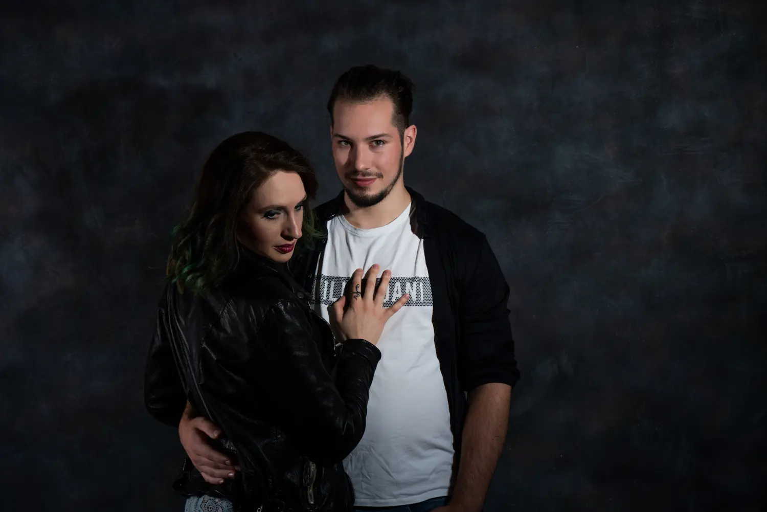 Andrea Pianski-Salon Freestyle UG – Fotoshooting mit einem jungen Paar als Kunden